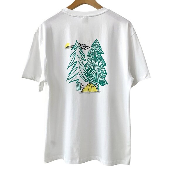 White Printed Short-Sleeved T-Shirt Kolon Sport - Picture 1 of 5